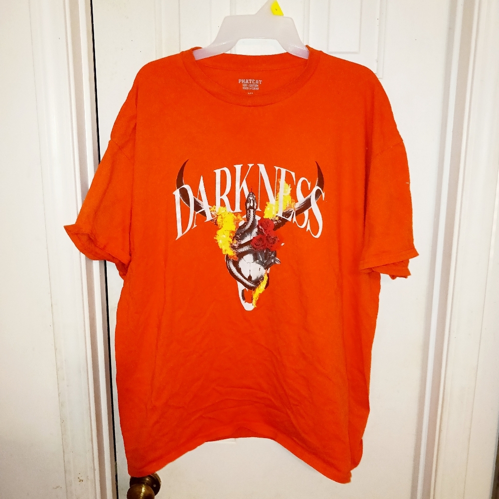 Orange Darkness Graphic Tee - Picture 2 of 6